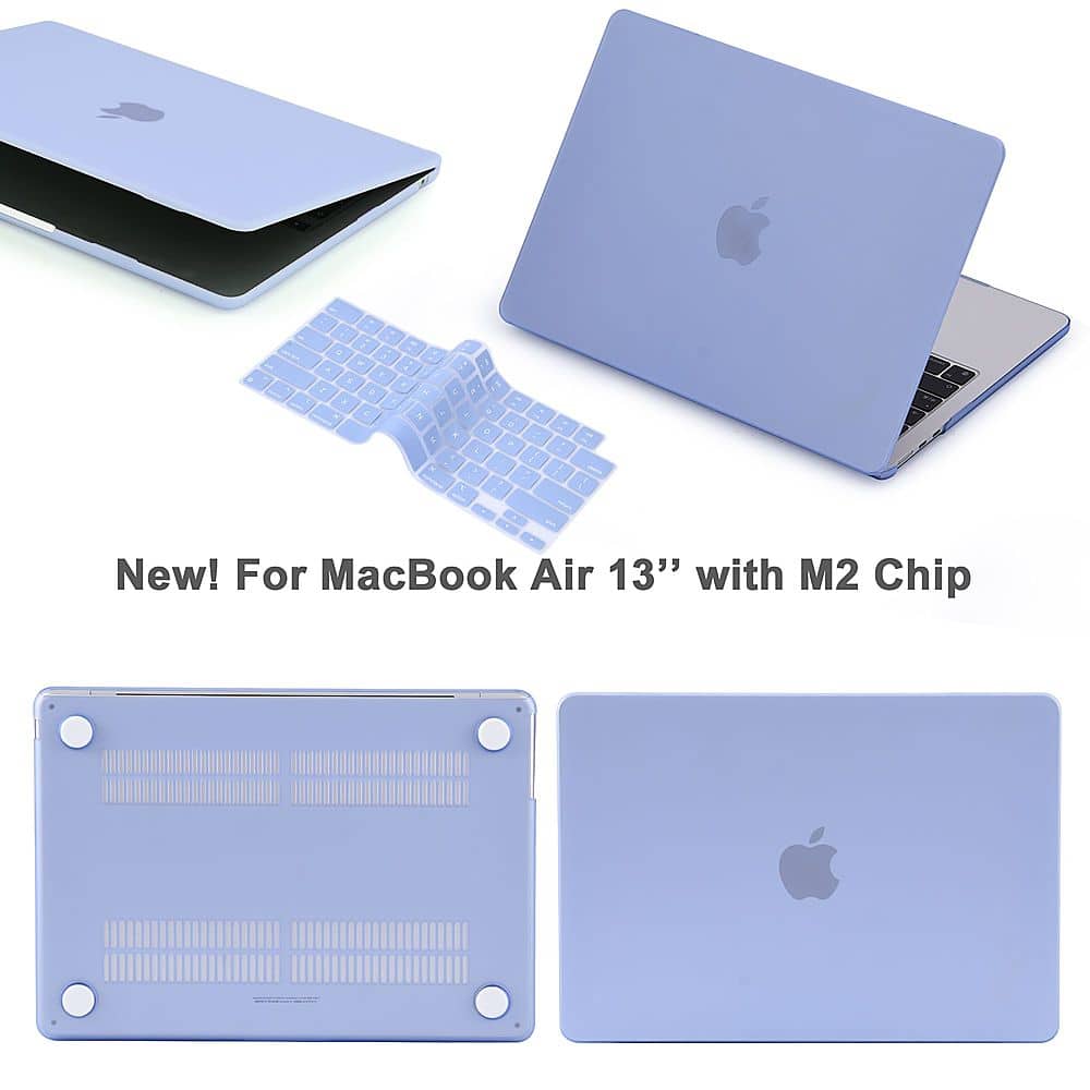 Alt View 14. Techprotectus - MacBook case for 2022-2024 MacBook Air 13.6" with Apple M2/M3 Chip-(Model A2681) - Blue.