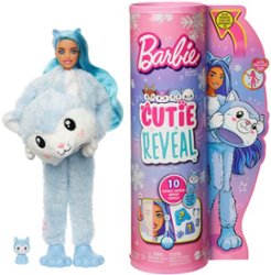 Barbie - Cutie Reveal Snowflake Sparkle Series 11.9" Husky Doll - Front_Zoom