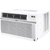LG - 24,500 BTU Window Smart Air Conditioner - White - Front_Zoom