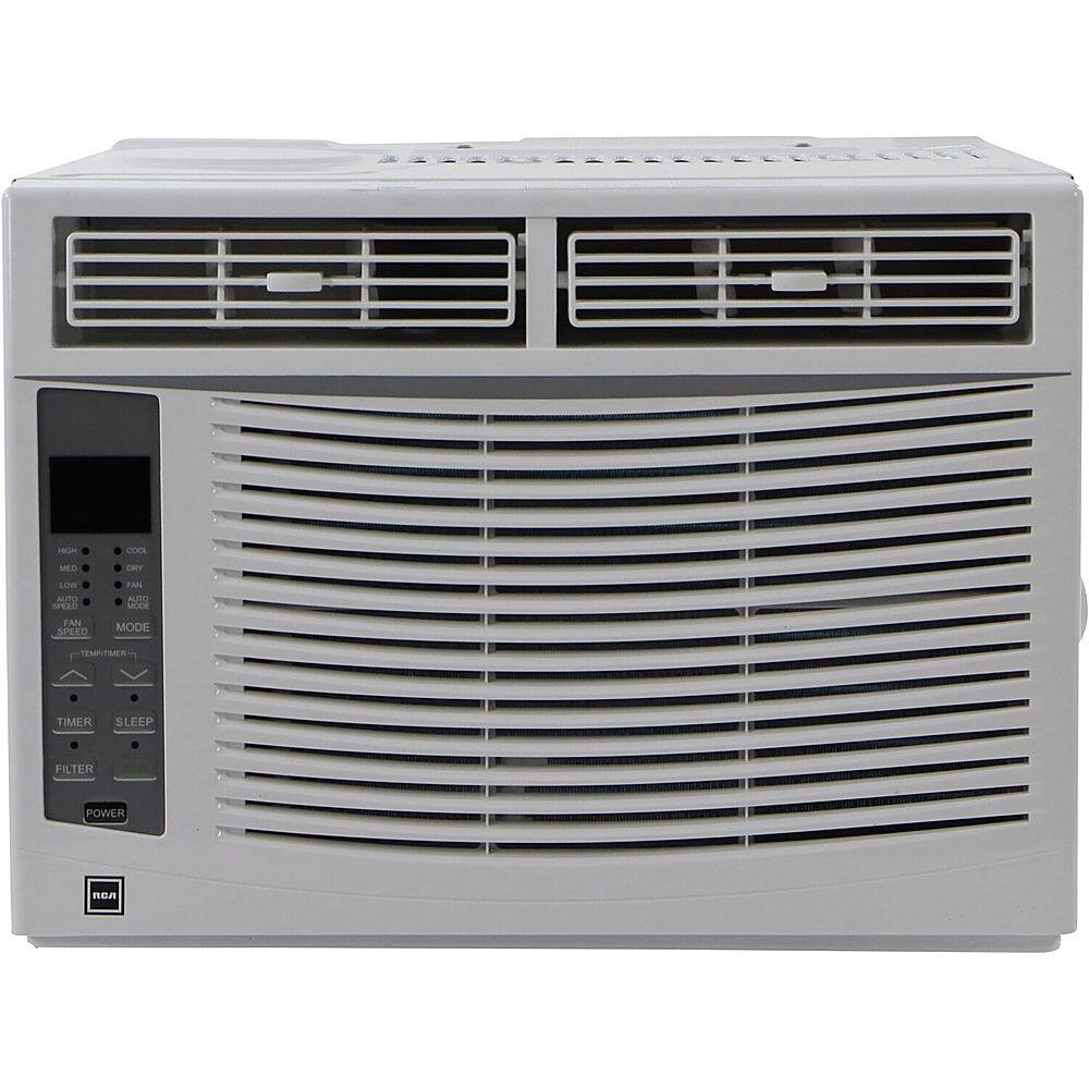 Front. RCA - RCA 6000 BTU Window Air Conditioner with Electronic Controls - White.