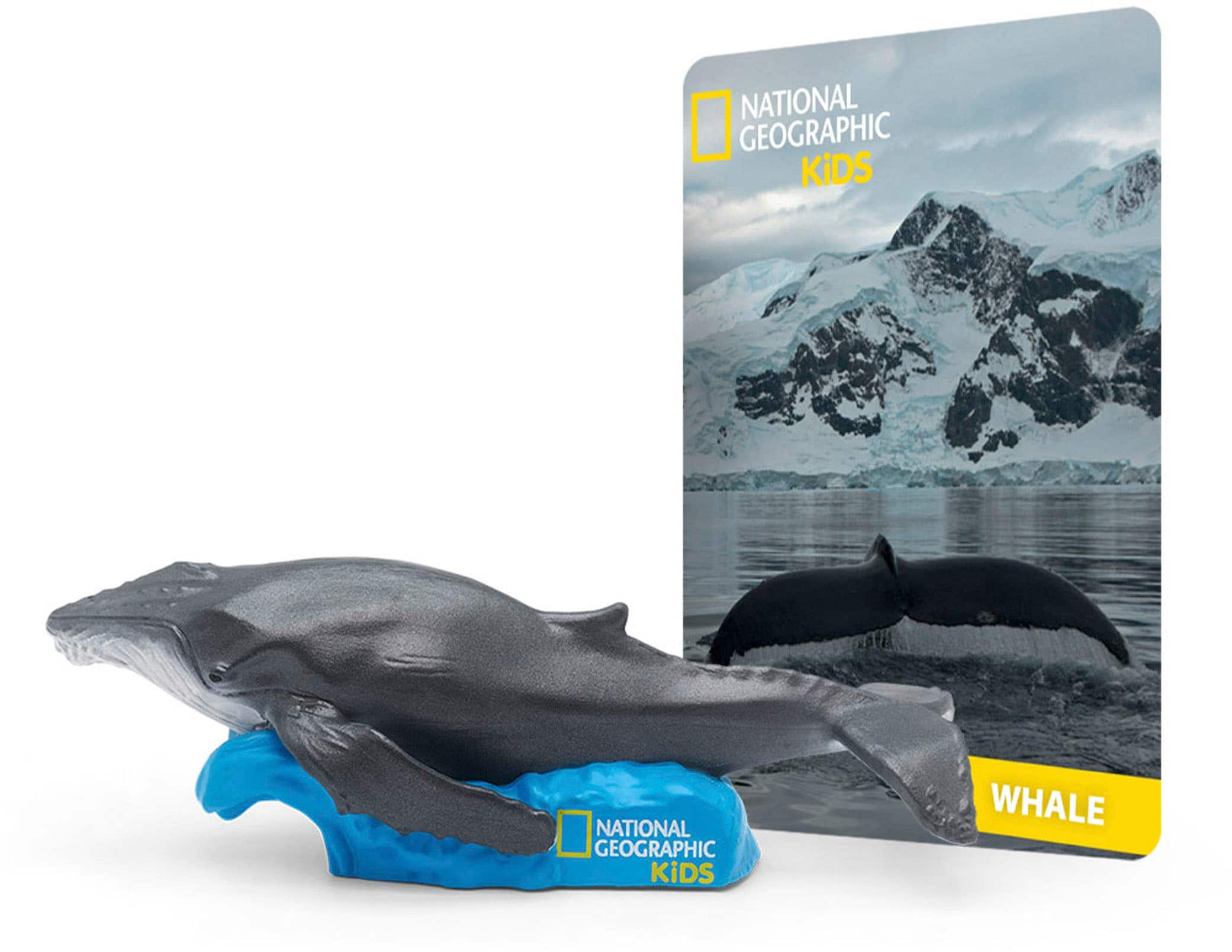 Left View: Tonies - National Geographic Whale Tonie Audio Play Figurine