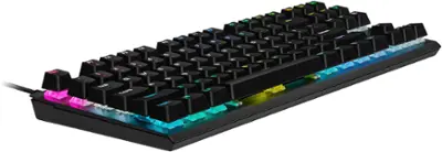 CORSAIR - K60 PRO TKL Wired Optical-Mechanical OPX Linear Switch Gaming Keyboard with per-key RGB Backlighting - Black