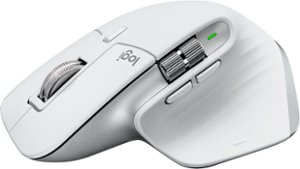 Logitech - MX Master 3S for Mac Bluetooth Laser Mouse with Ultrafast Scrolling - Pale Gray - Front_Zoom