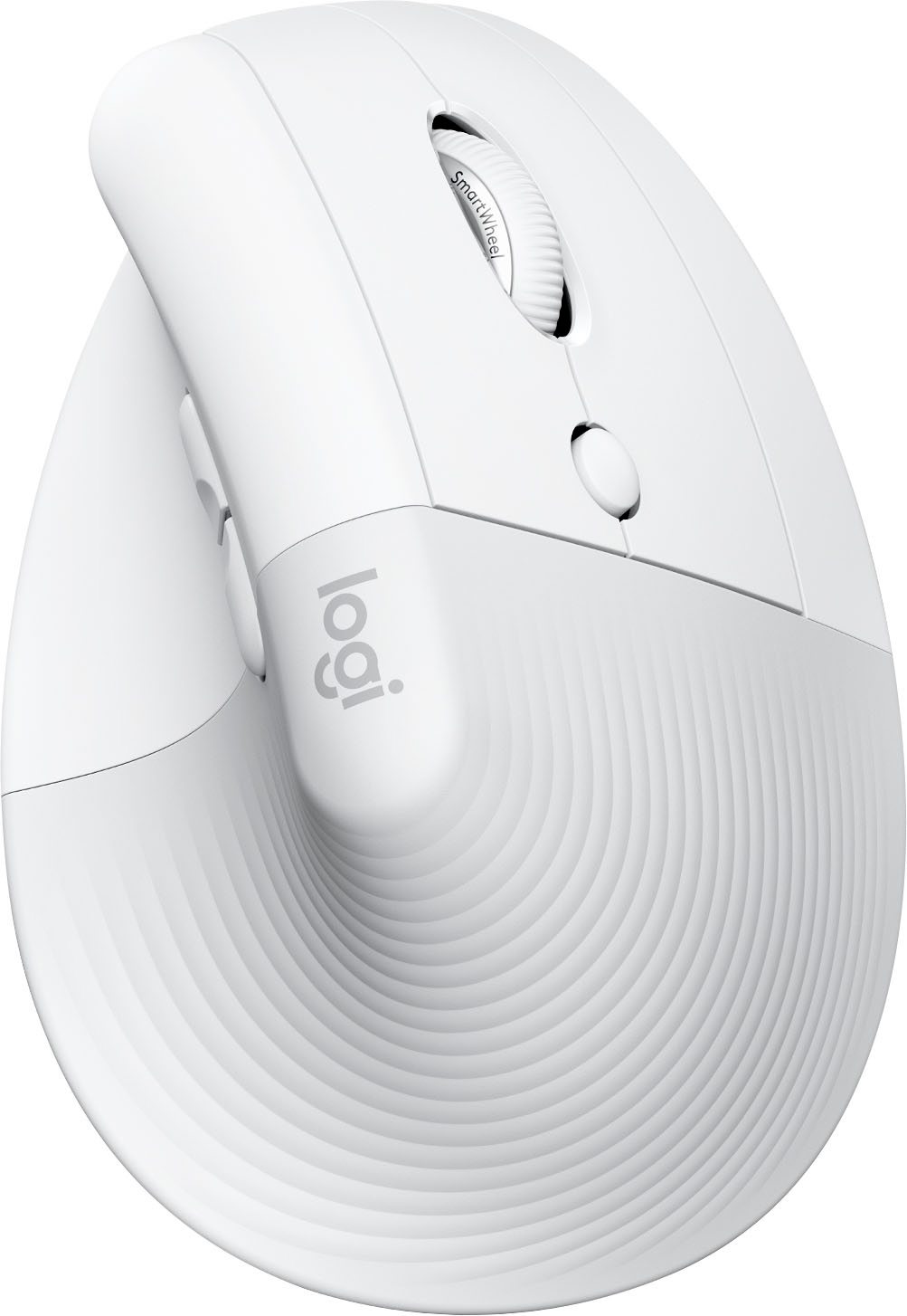 Citere kærlighed Vidner Logitech Lift for Mac Bluetooth Ergonomic Mouse with 4 Customizable Buttons  Off-White 910-006471 - Best Buy