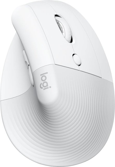Logitech Lift for Mac Bluetooth Ergonomic Mouse with 4 Customizable Buttons  Off-White 910-006471 - Best Buy