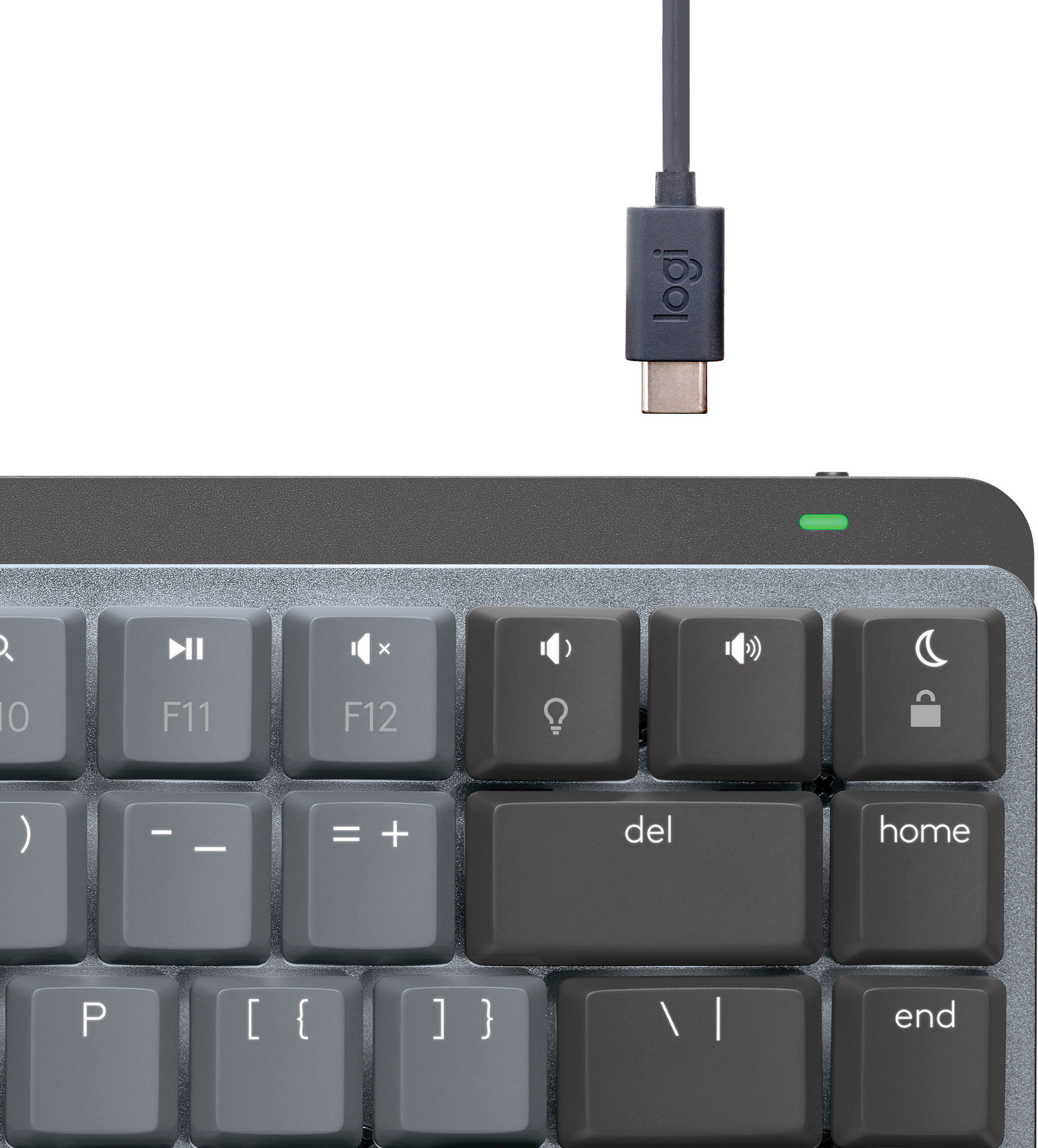 Logitech - Logitech MX Mini Mechanical for Mac clavier Bluetooth QWERTY US  International Gris, Blanc - Clavier - Rue du Commerce