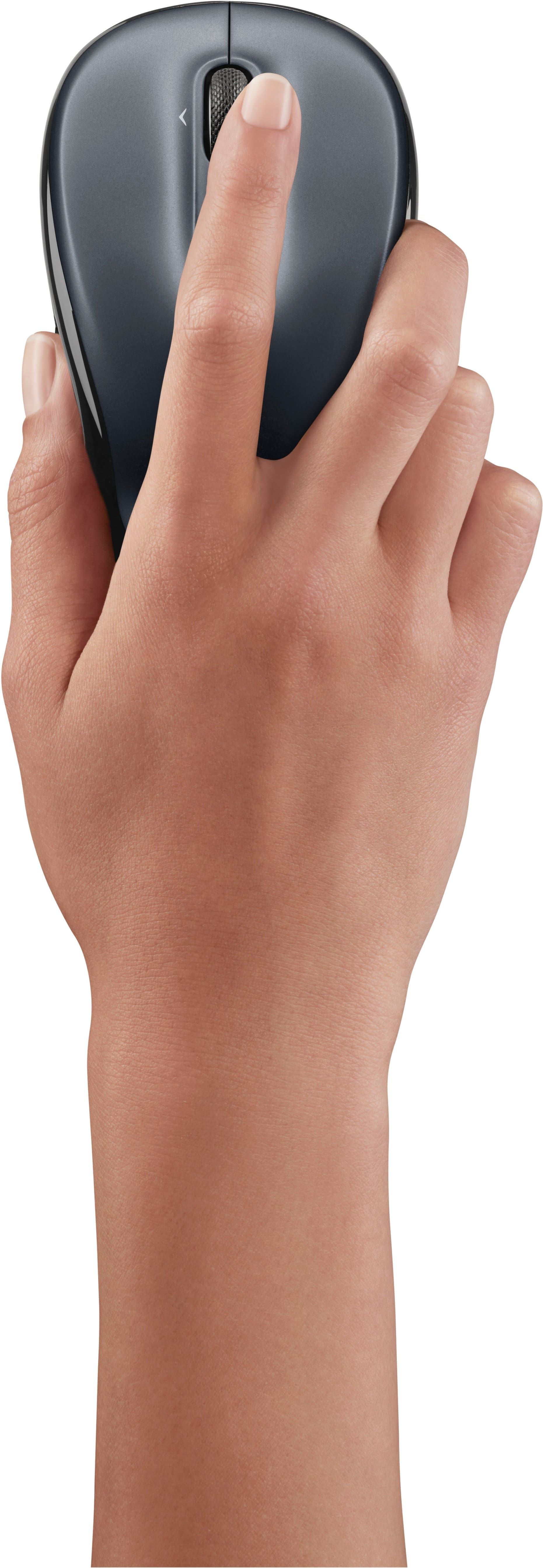 Alt View 11. Logitech - M325s Wireless Optical Compact Ambidextrous Mouse - Light Silver.