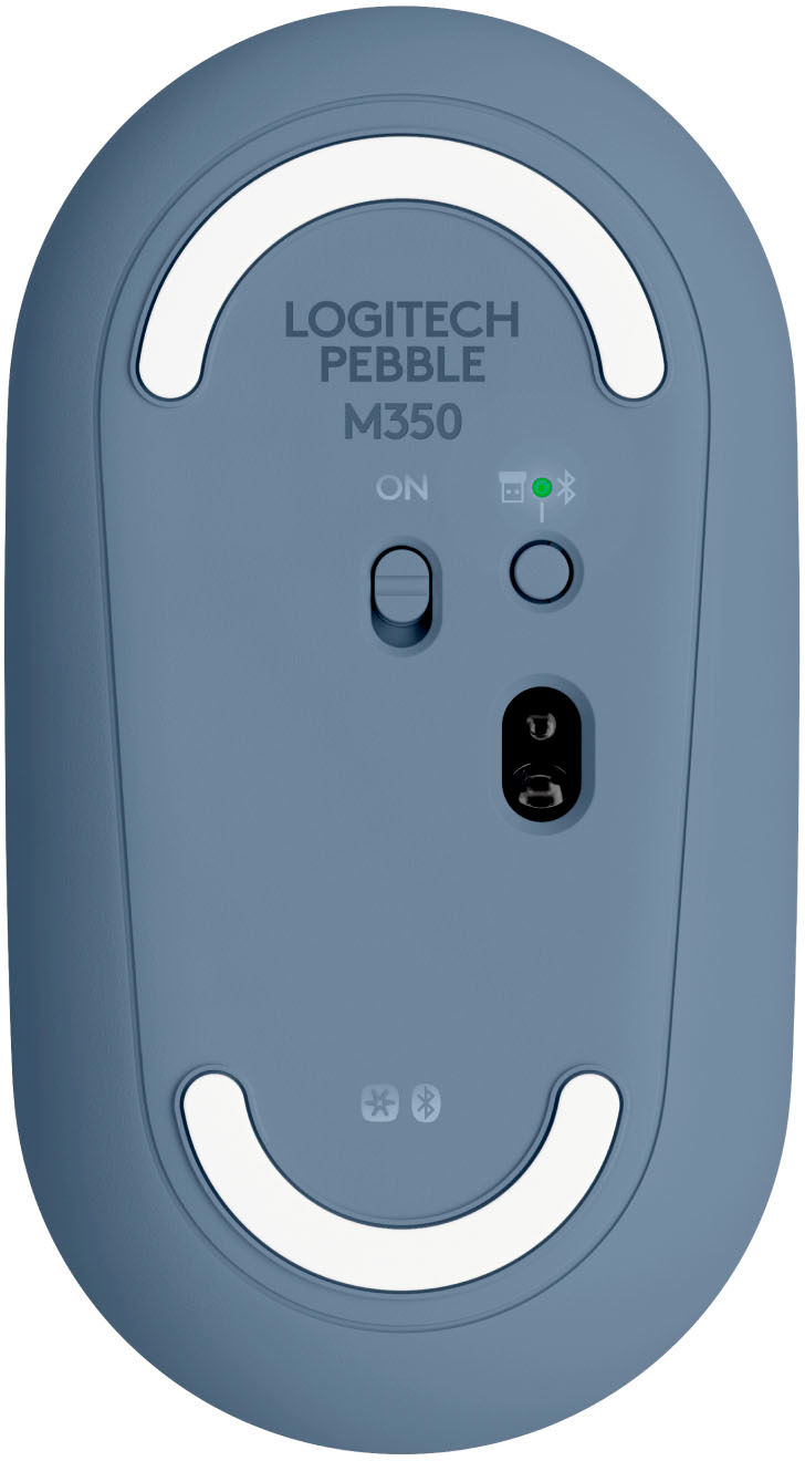 Westcoast - Logitech Pebble M350 souris Ambidextre RF sans fil + Bluetooth  Optique 1000 DPI
