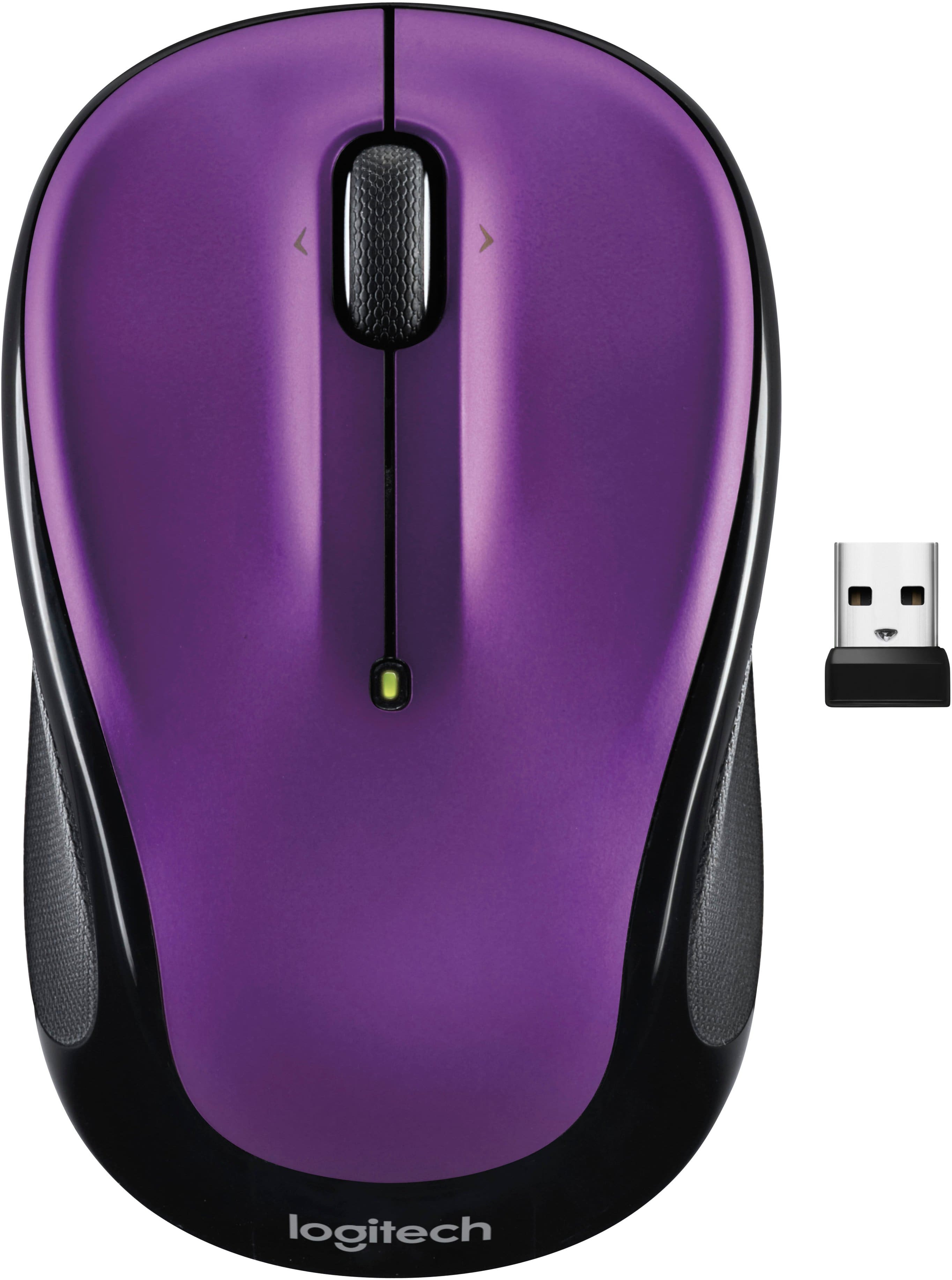 Alt View 12. Logitech - M325s Wireless Optical Compact Ambidextrous Mouse - Vivid Violet.