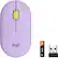 Alt View 17. Logitech - Pebble M350 Wireless Optical Ambidextrous Mouse with Silent Click - Lavender Lemonade.