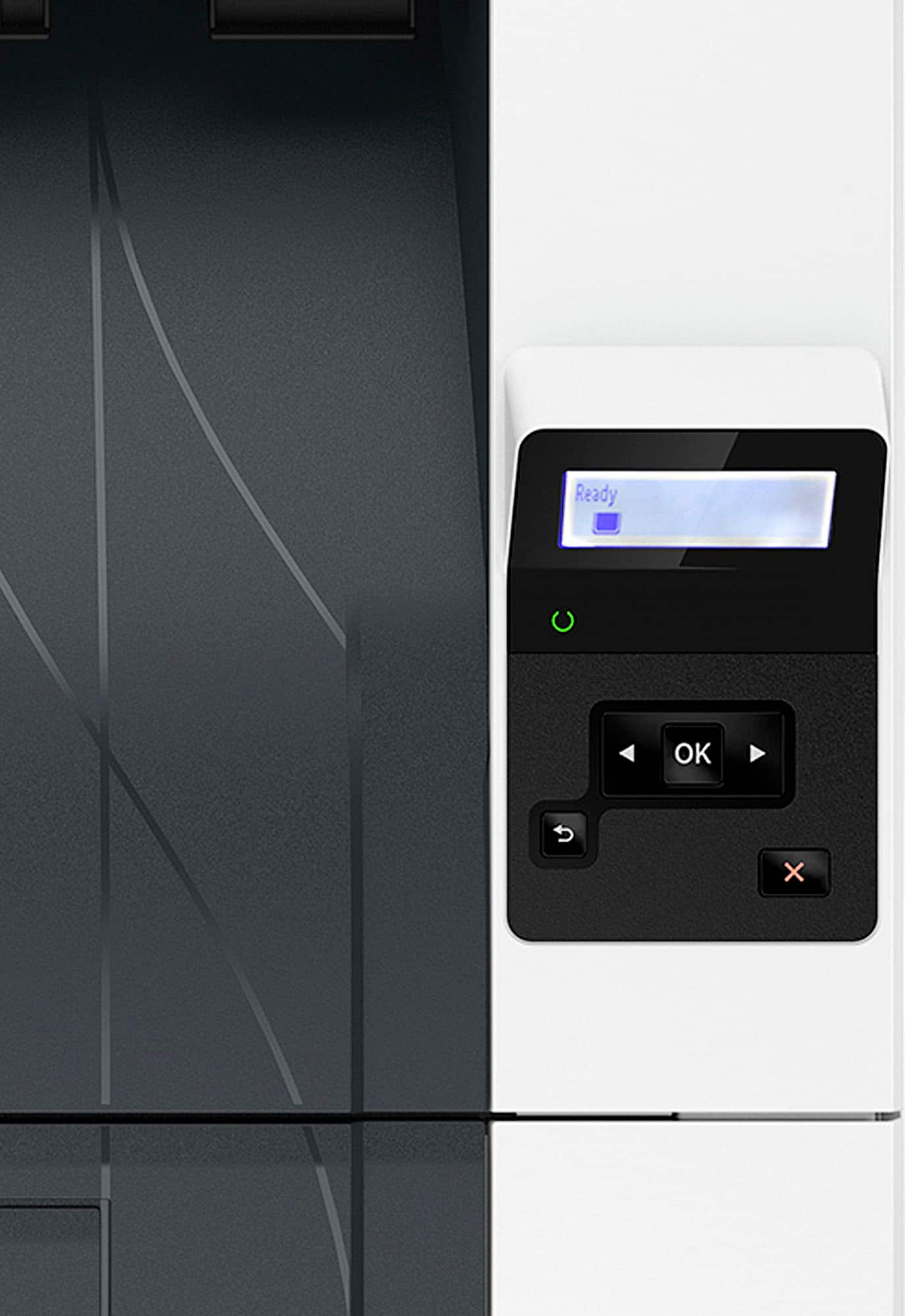 Alt View 16. HP - LaserJet Pro 4001dn Black-and-White Laser Printer - White.