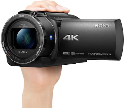 Sony AX43A 4K Handycam with Exmore R CMOS sensor camcorder Black Sony AX43A 4K Handycam with Exmore R CMOS sensor camcorder Black