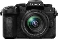 Panasonic - LUMIX G95 Mirrorless 4K Camera with 12-60mm F3.5-5.6 Micro Four Thirds Lens - Black - Front_Zoom