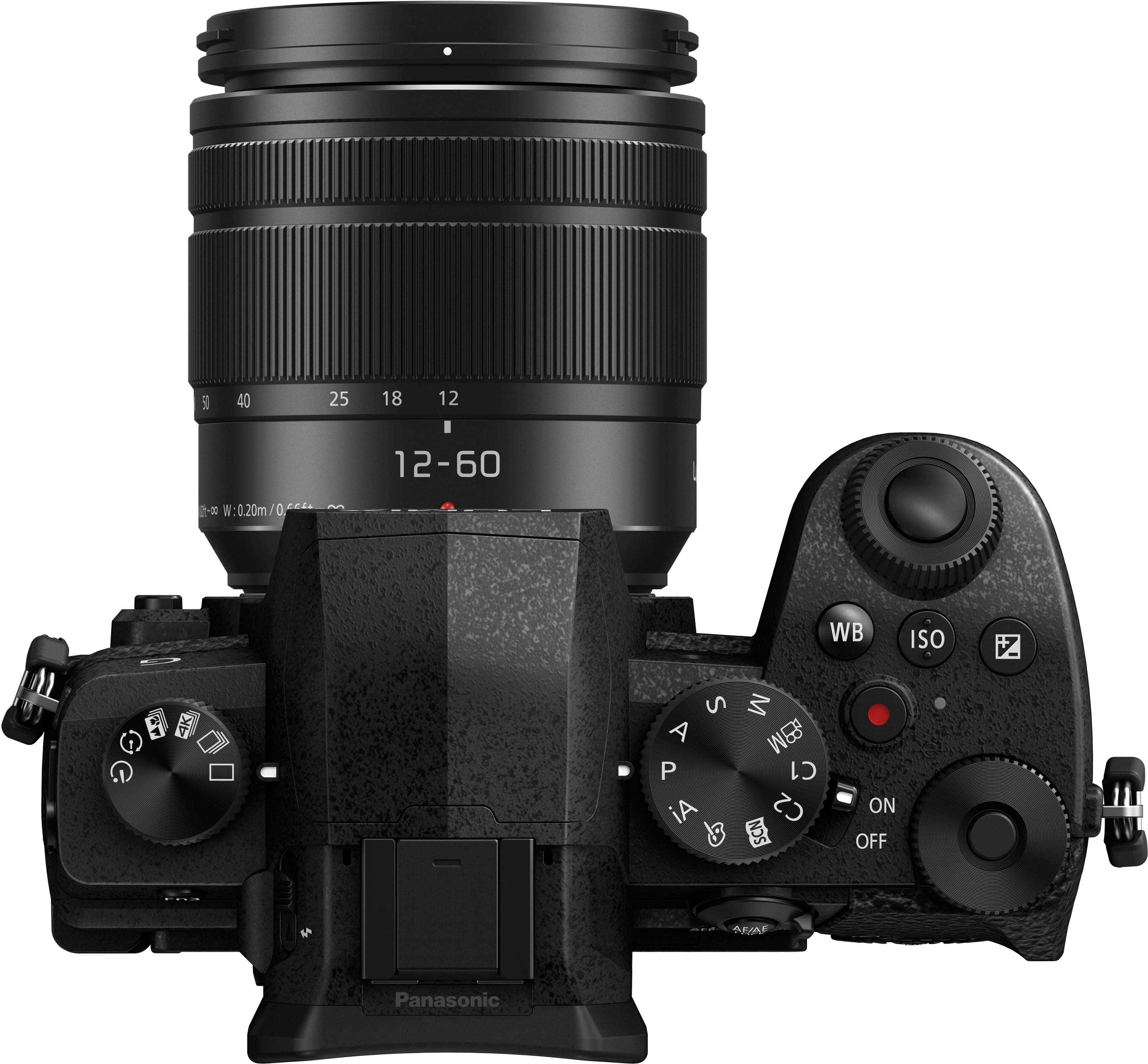 Alt View 11. Panasonic - LUMIX G95 Mirrorless 4K Camera with 12-60mm F3.5-5.6 Micro Four Thirds Lens - Black.