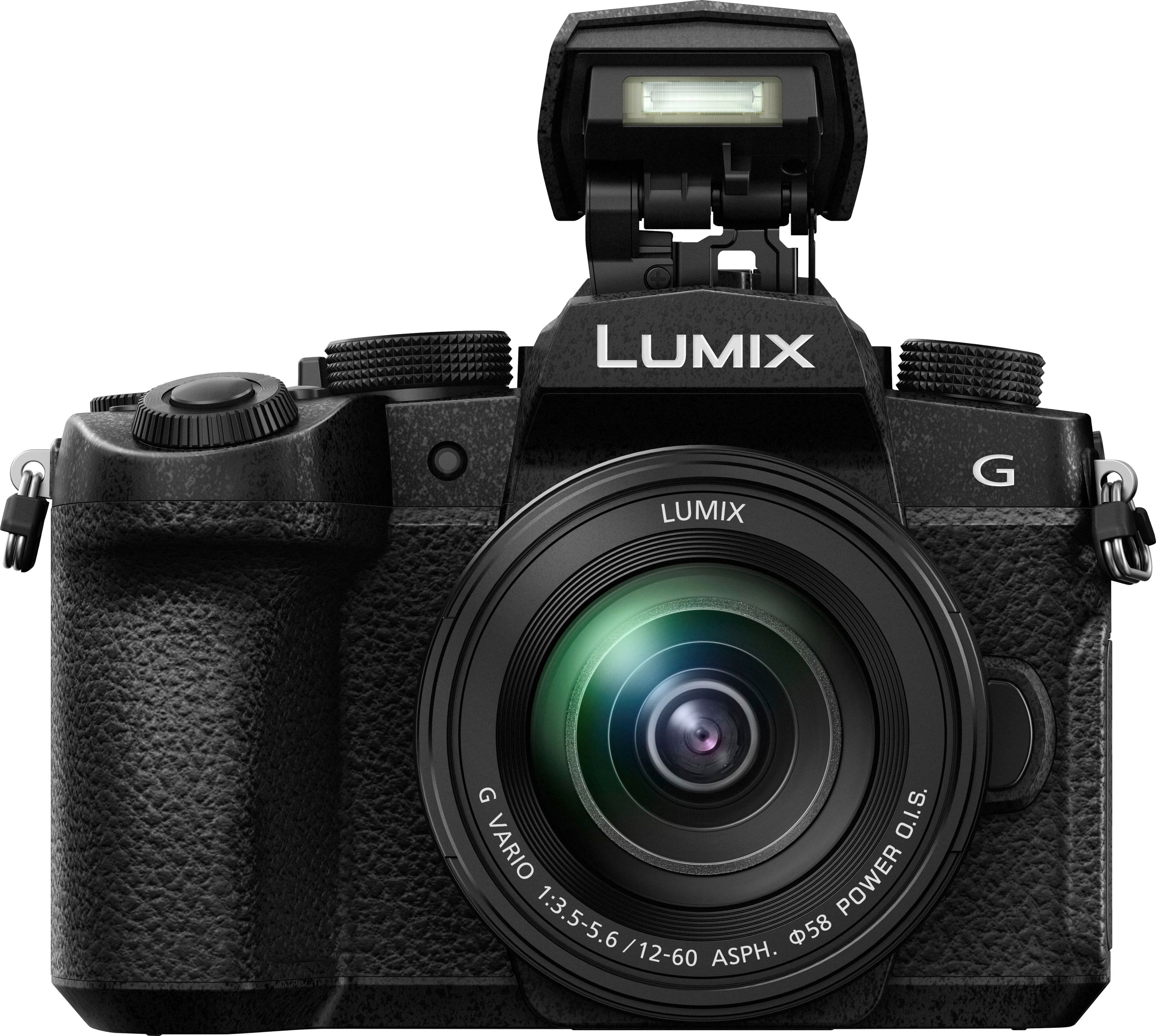 Alt View 12. Panasonic - LUMIX G95 Mirrorless 4K Camera with 12-60mm F3.5-5.6 Micro Four Thirds Lens - Black.