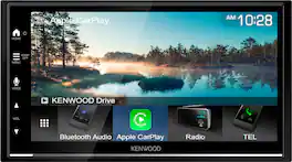 Kenwood - 6.8" Android Auto and Apple CarPlay Bluetooth Digital Media (DM) Receiver and Maestro Ready - Black