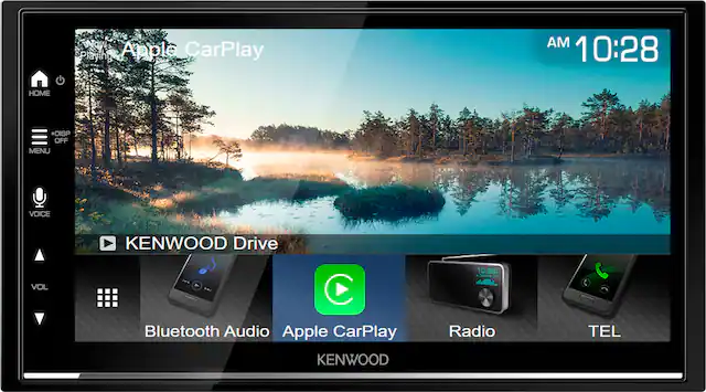 Front. Kenwood - 6.8" Android Auto and Apple CarPlay Bluetooth Digital Media (DM) Receiver and Maestro Ready - Black.