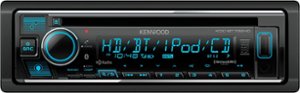 Kenwood - Bluetooth CD Receiver with Alexa Built in and Satalite Radio Ready - Black - Front_Zoom