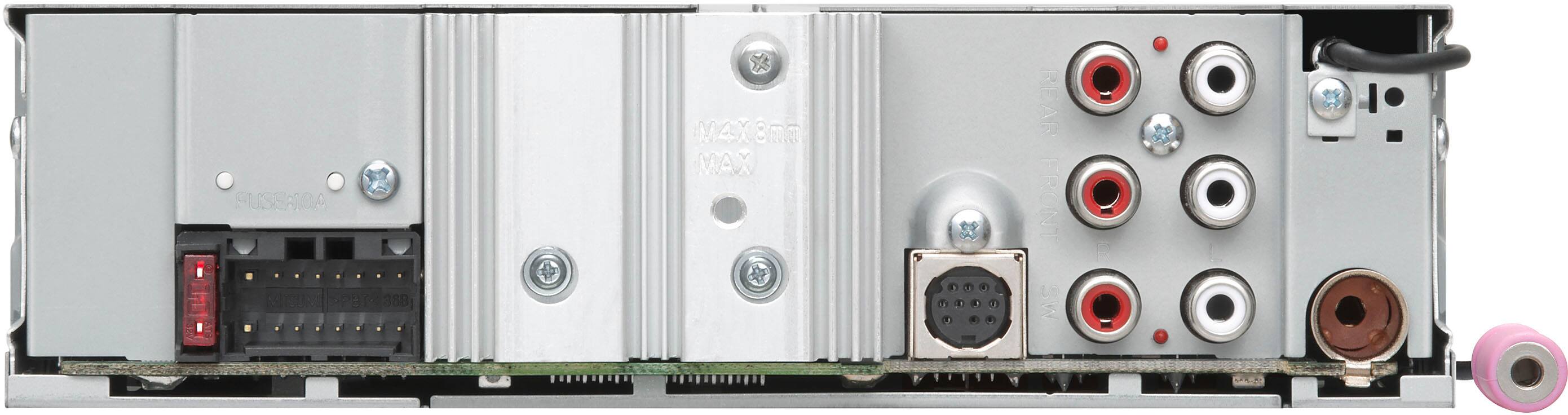 Back. Kenwood - Bluetooth Digital Media (DM) Receiver with Alexa Built-In and Satellite Radio-Ready - Black.