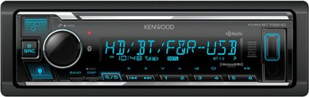 Kenwood - Bluetooth CD Receiver with Alexa Built-In and Satellite Radio-Ready and HD Radio Built-in - Black