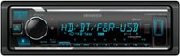 Kenwood - Bluetooth CD Receiver with Alexa Built-In and Satellite Radio-Ready and HD Radio Built-in - Black - Front_Zoom