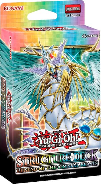 Konami Yu Gi Oh Trading Card Game Structure Deck Legend Of The Crystal Beasts Best Buy Konami Yu Gi Oh Trading Card Game Structure Deck Legend Of The Crystal Beasts Best Buy