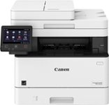 Front Zoom. Canon - imageCLASS MF455dw Wireless Black-and-White All-In-One Laser Printer with Fax - White.