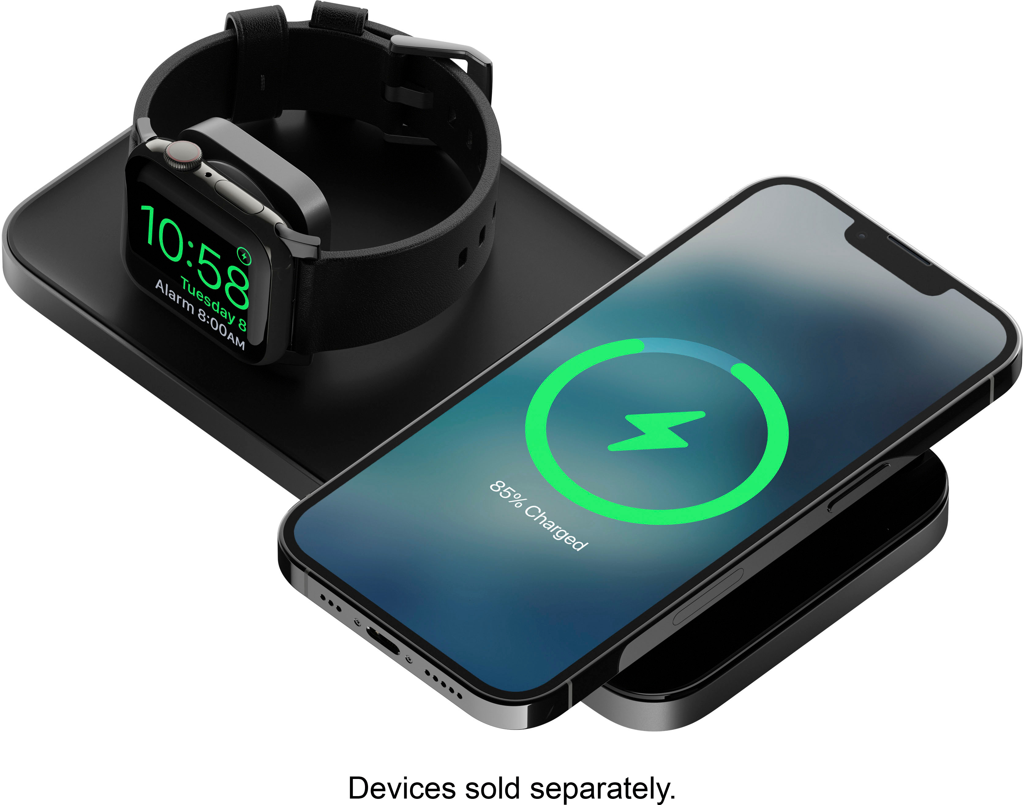 Nomad Wireless Charging Pad for iPhone and Apple Watch Black NM3W240K00 -  Best Buy