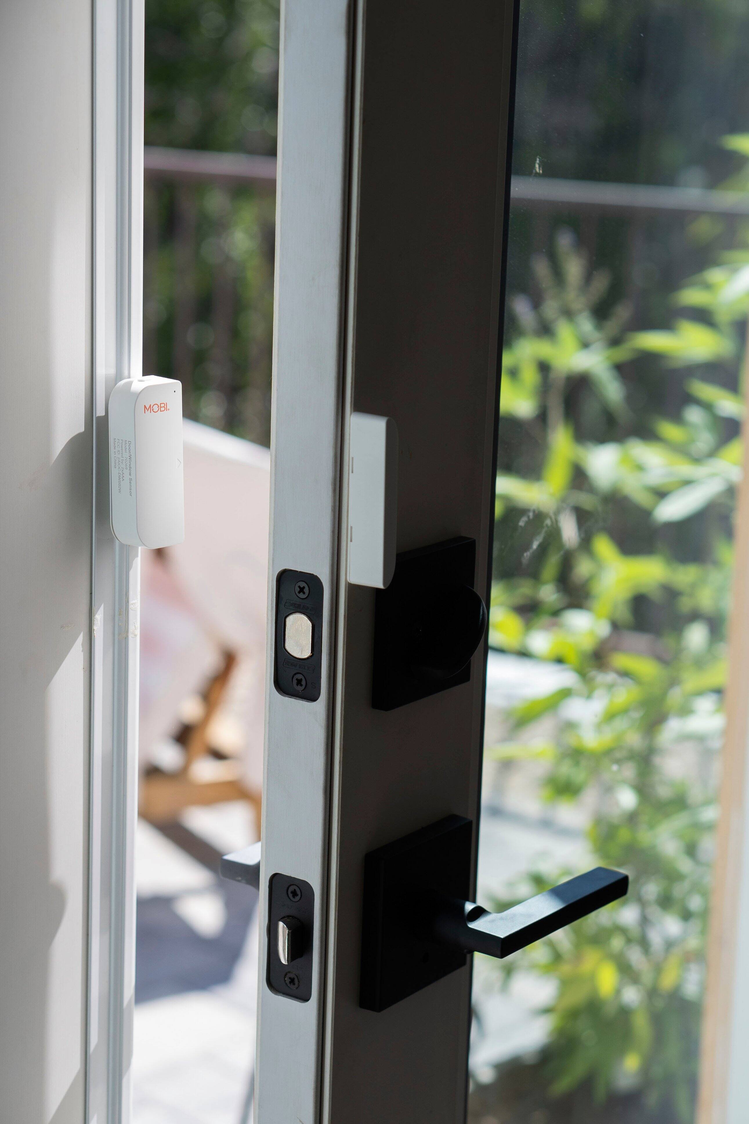 Alt View 15. MOBI - Smart Wi-Fi Door & Window Sensor - White.