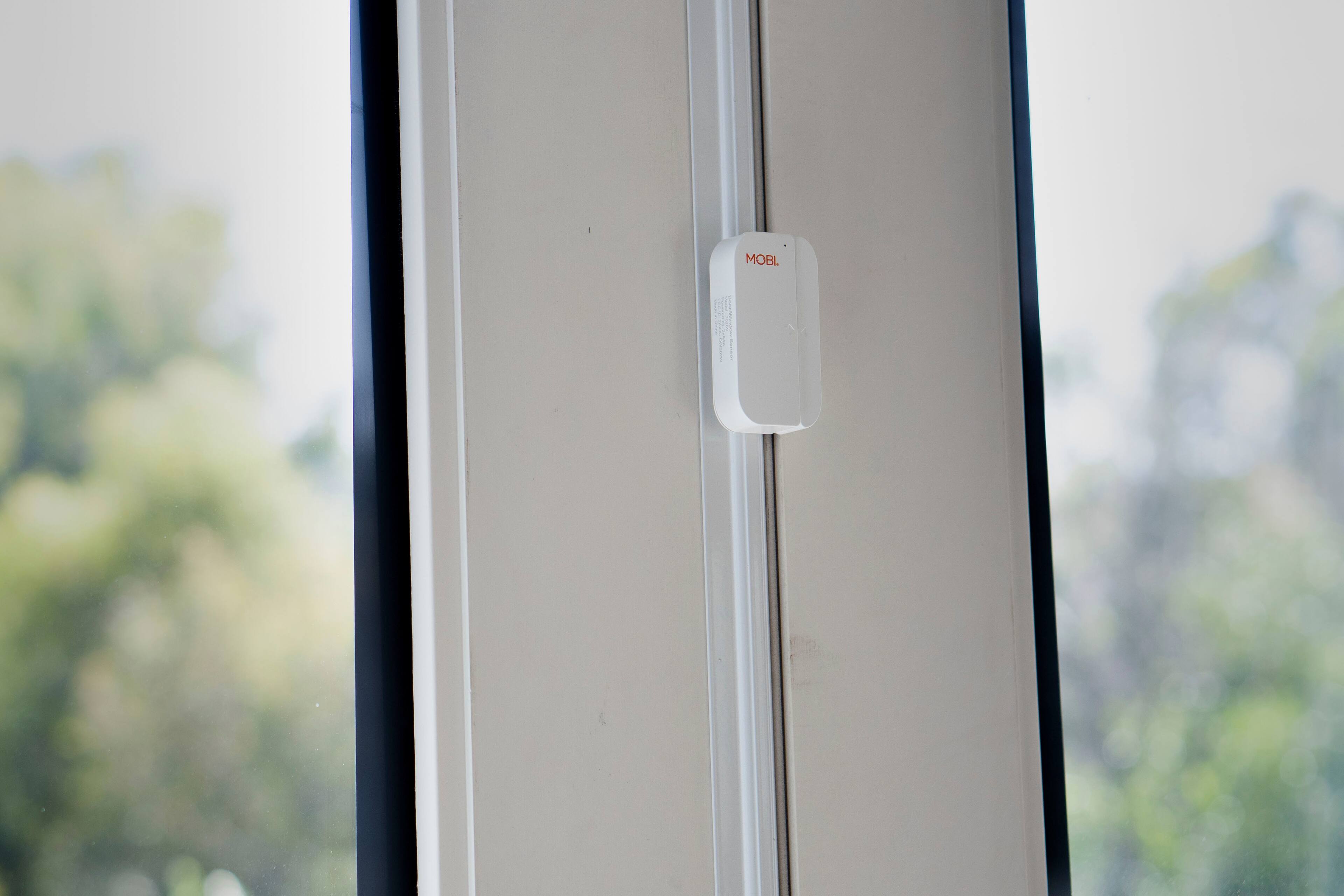 Alt View 16. MOBI - Smart Wi-Fi Door & Window Sensor - White.