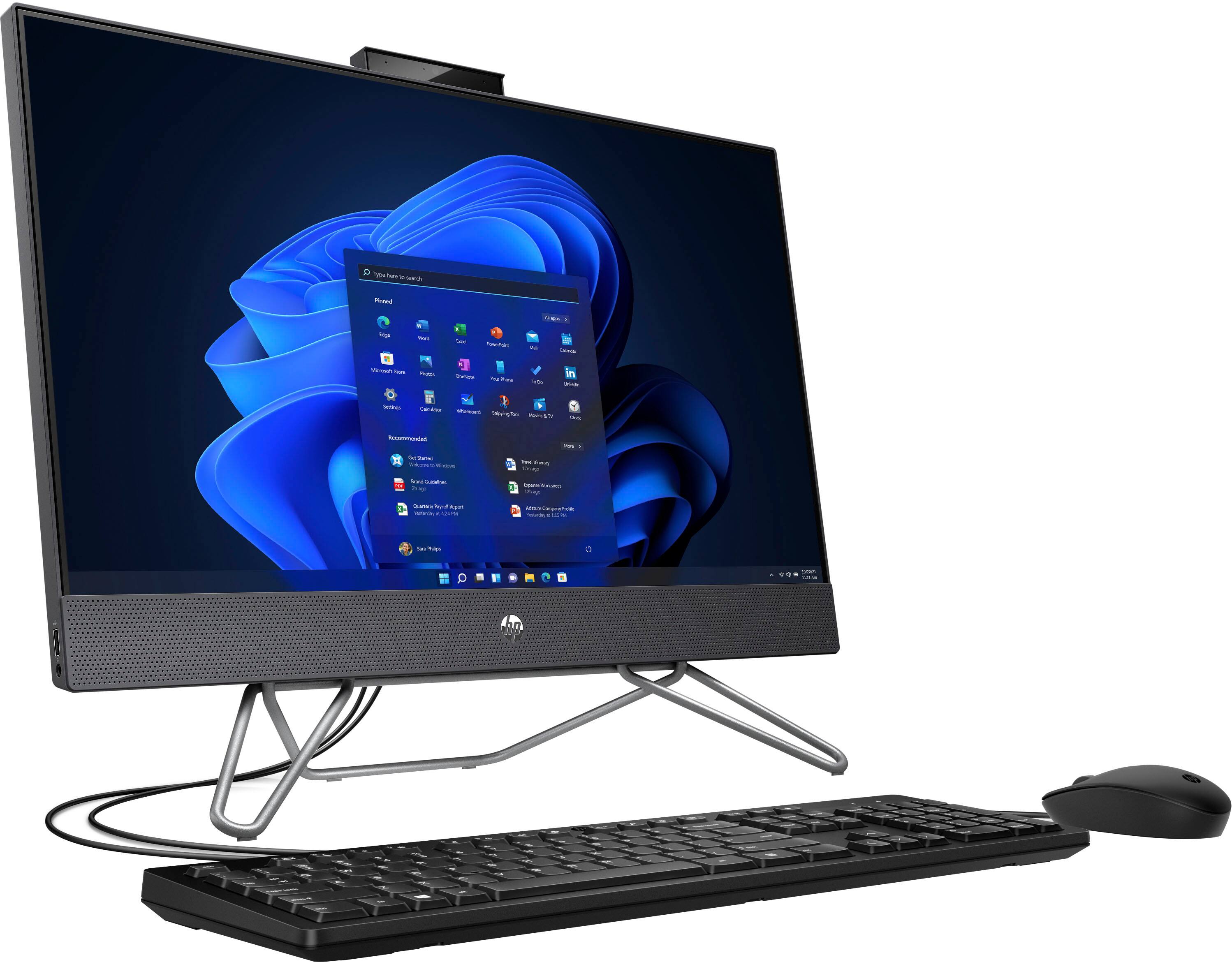 Refurbished HP ProOne 600 G3 21.5" All-in-One Desktop – I5, 8GB RAM, 256GB SSD, Win10 Home
