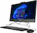 Left. HP - 24" All-In-One - AMD Ryzen 3 - 8GB Memory - 256GB SSD - Jet Black.