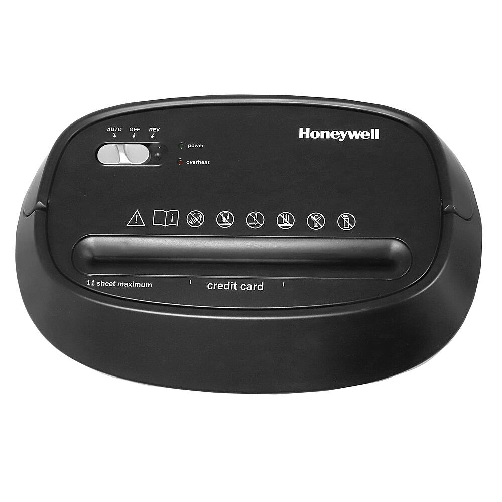 Alt View 17. Honeywell - 11-Sheet Crosscut Paper Shredder - Black.