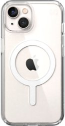 Speck - Presidio Perfect-Clear Case with MagSafe for Apple iPhone 14 - Clear - Front_Zoom