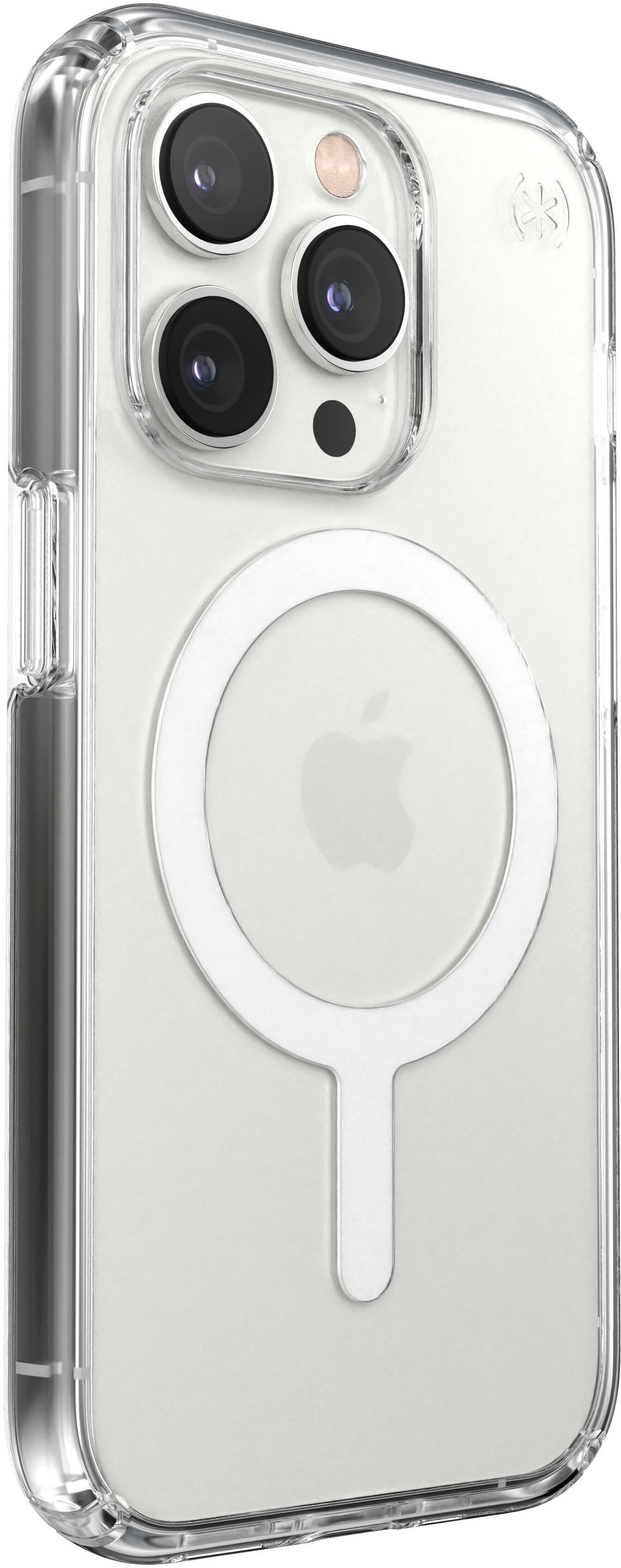 Alt View 1. Speck - Presidio Perfect-Clear Case with MagSafe for Apple iPhone 14 Pro - Clear.