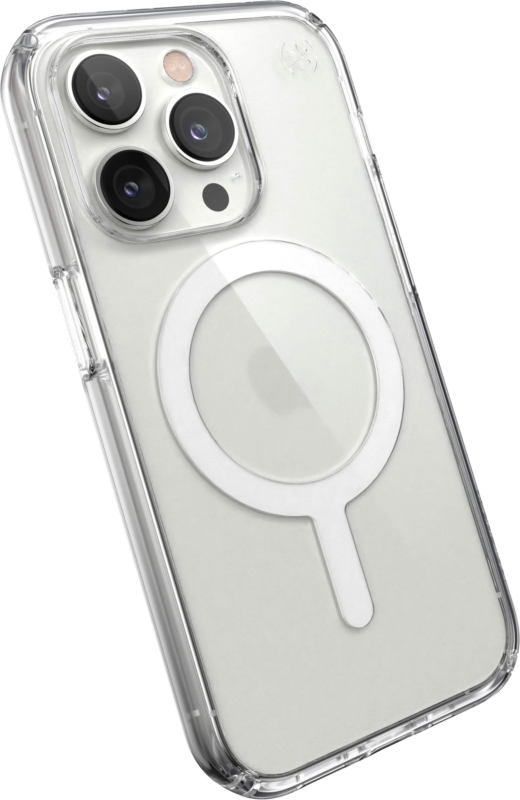 Alt View 2. Speck - Presidio Perfect-Clear Case with MagSafe for Apple iPhone 14 Pro - Clear.