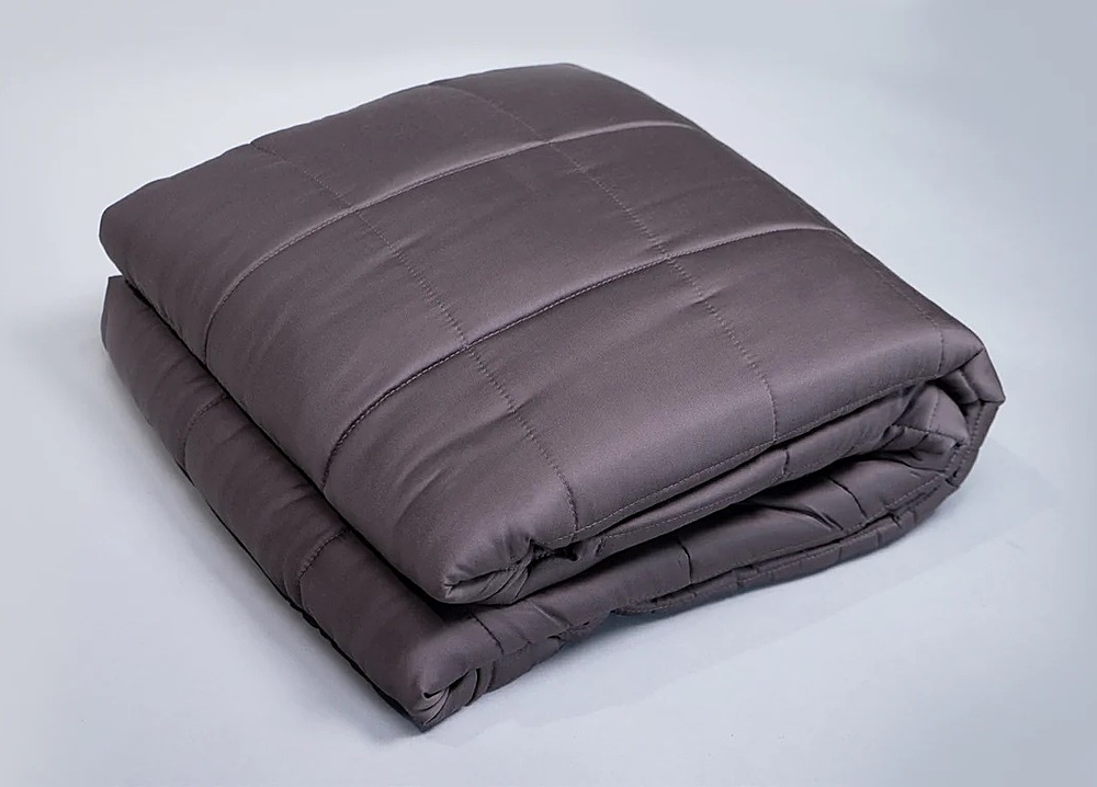 Angle View: Ghostbed - Weighted Blanket- Queen - Gray