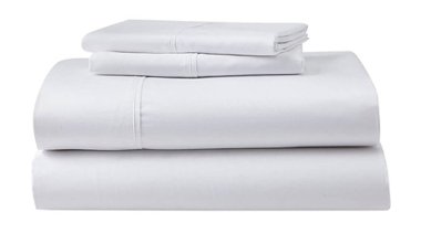 Ghostbed - Sheets - Twin - White - Front_Zoom