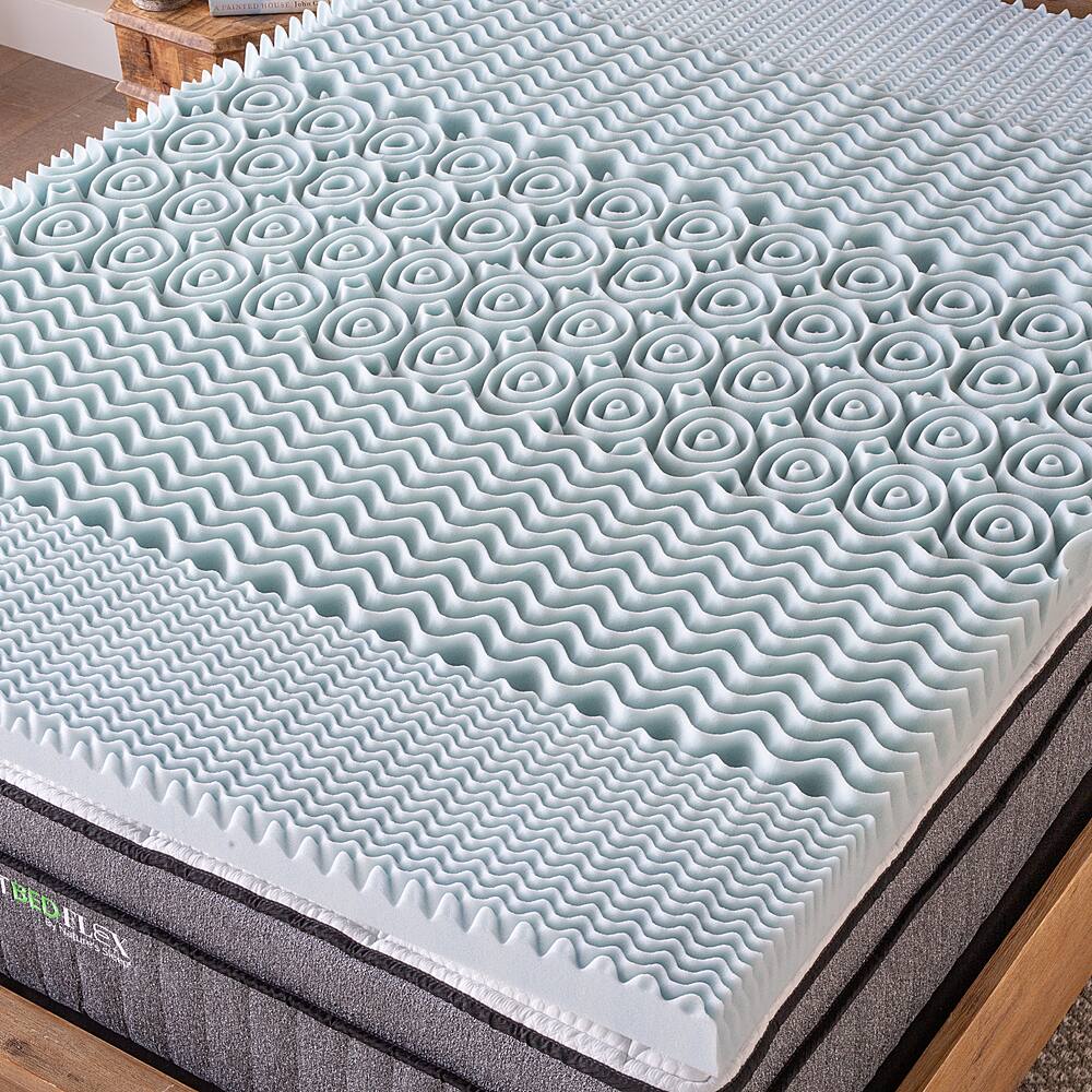 Ghostbed Memory Foam Topper White GBT3066 Best Buy