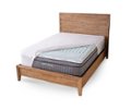 Front. Ghostbed - Memory Foam Topper - White.