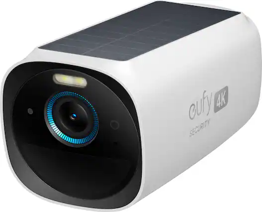 Front. eufy Security - eufyCam 3 Wireless 4K Add-On Camera - White.