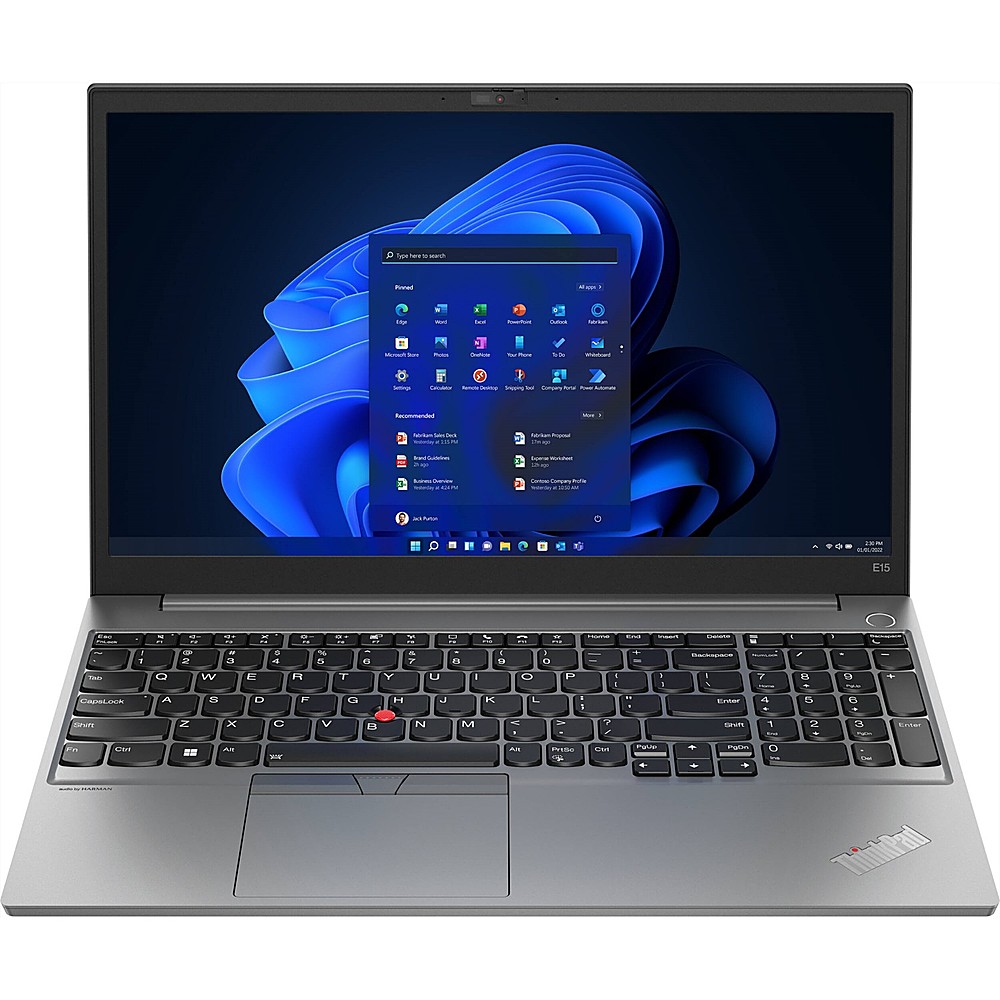 Lenovo – ThinkPad E15 Gen 4 15.6″ Notebook – AMD Ryzen 7 5825U – 16GB Memory – 256GB SSD – Gray