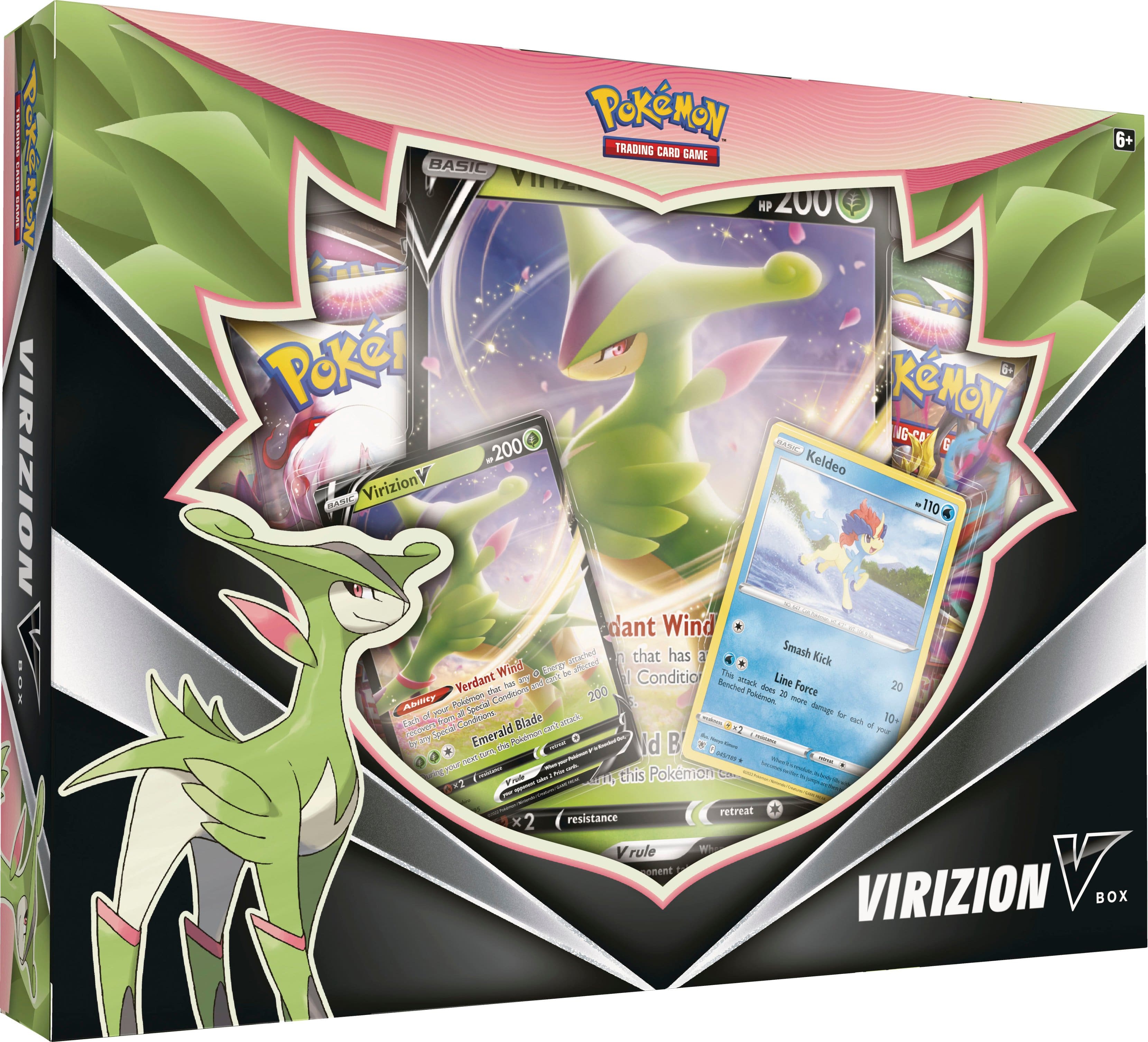 Front. Pokémon - Trading Card Game: Virizion V Box.