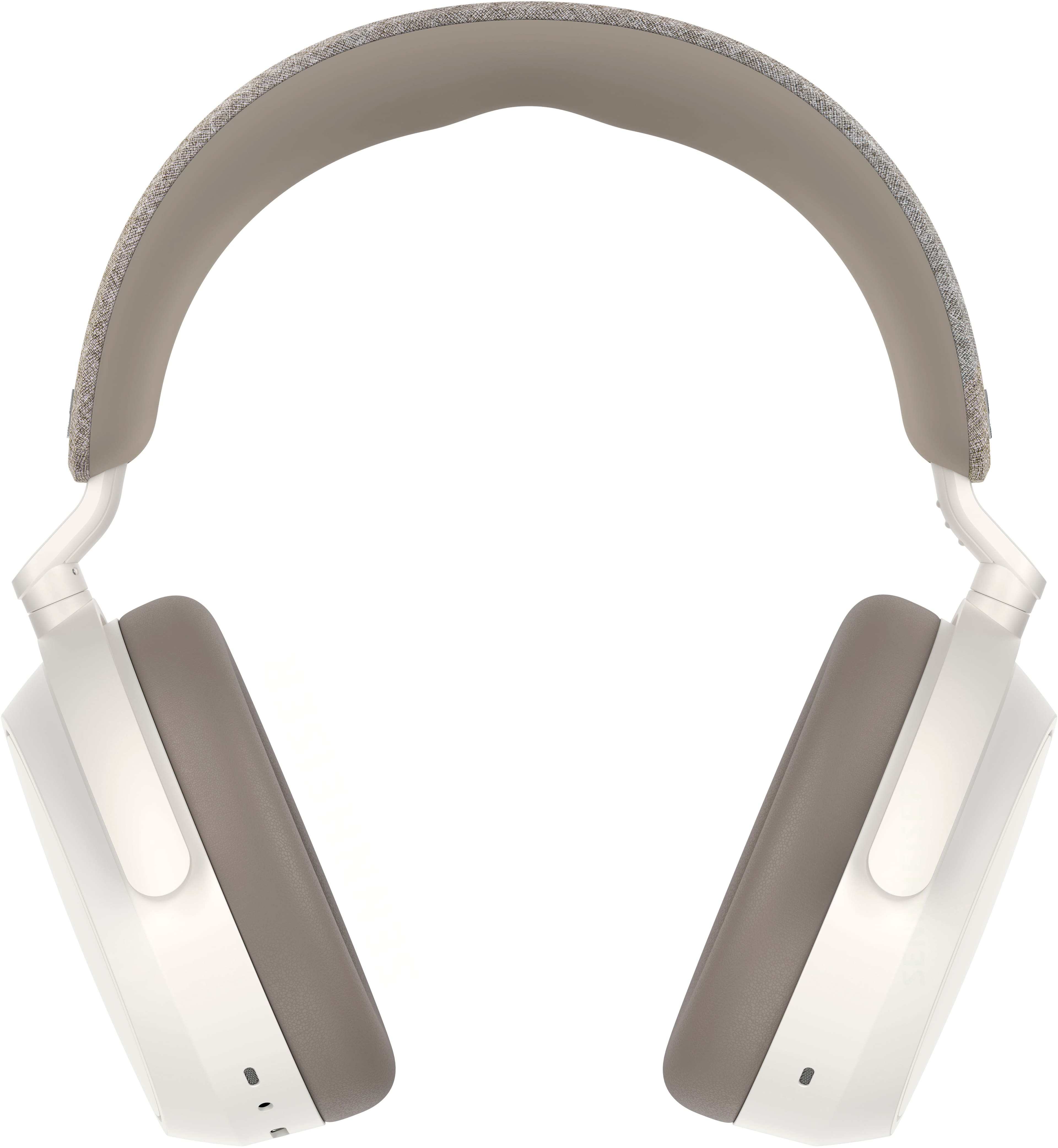 Angle. Sennheiser - Momentum 4 Wireless Adaptive Noise-Canceling Over-The-Ear Headphones - White.