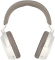 Angle. Sennheiser - Momentum 4 Wireless Adaptive Noise-Canceling Over-The-Ear Headphones - White.