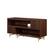 Angle. Walker Edison - Contemporary Extendable Fluted-Door TV Stand for Most TVs up to 55” - Dark Walnut/Gold.