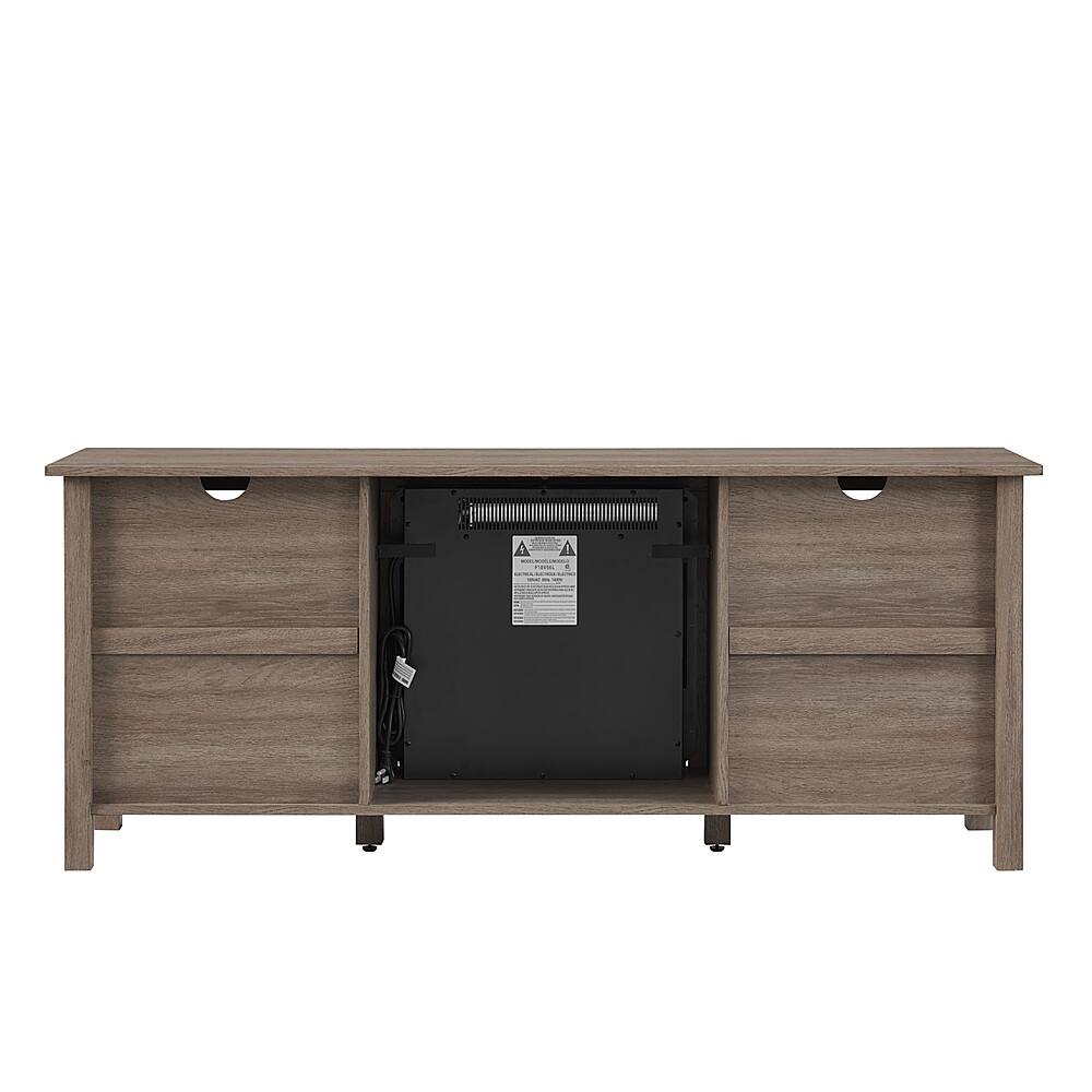 Walker Edison Mission Style Fireplace TV Stand for Most TVs up to 65