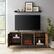 Alt View 16. Walker Edison - Modern Farmhouse Barn Door Fireplace TV Stand for Most TVs up to 65” - Rustic Oak.