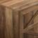 Alt View 32. Walker Edison - Modern Farmhouse Barn Door Fireplace TV Stand for Most TVs up to 65” - Rustic Oak.