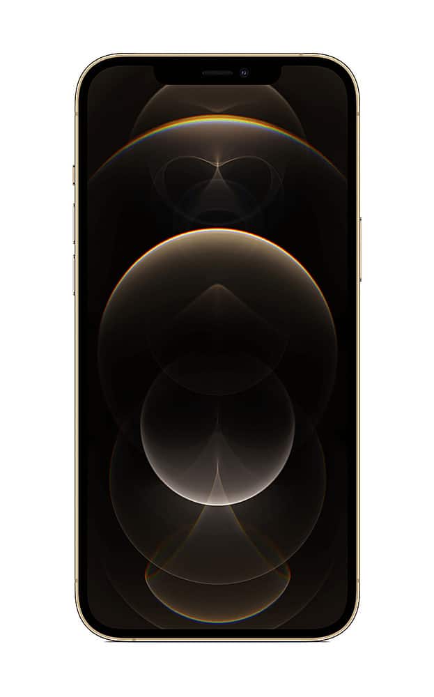 Angle. Apple - Pre-Owned iPhone 12 Pro Max 5G 256GB (Unlocked) - Gold.